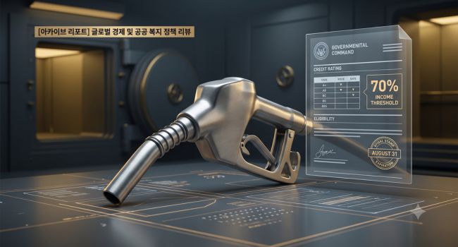 고유가 고유가피해지원금 7월3일신청마감 소득하위70퍼센트 8월31일사용기한 기획재정부 금융위원회 유동성공급 민생안정거버넌스 거시경제 분석 시네마틱 삽화